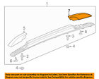 95072633 Gm Chevrolet Oem Trax Roof Rack Rail Luggage Cover Right