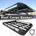Rcb-507-212-os 99-02 Rcb-507-212 Os Light Daewood Roof Top Rack Car Cargo Carrier Traveling Basket Black Aluminum