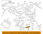 99650220501grv Porsche Oem Rail Left