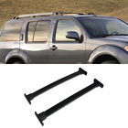 A0031 Az Pair Black Al Roof Rack Cross Bars Top Rail