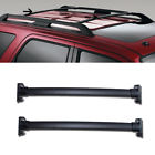 A0033 Pair Black Al Roof Rack Cross Bars Top Rail Carries A0033 Pair Black Al Roof Rack Cross Bars Top Rail Carries