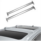 Jx35-14-17 A0054 Pair Silver Al Roof Rack Cross Bars Top Rail Carries
