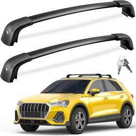 Fy102-37 Acsessories Roof Rack Cross Bars For Audi Q3 2019-2025 Flush Rails Lockable 220lb