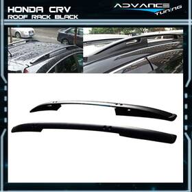 Adv-5-rr-hcrv07-bk Advancetuning Fits 07-11 Honda Crv Cr-v Oe Factory Style Top Roof Rack Black Side Rail Bar