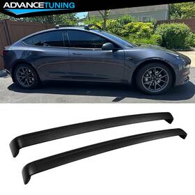 Adv-5-rrcb-tsl317-bk Advancetuning For 17-23 Tesla Model 3 Oe Style Roof Rack Cross Bars Cargo Carrier Aluminum Abs