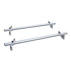 Adx32-72-wht Aa Products Ford Universal Two Bar Aluminum Drilling Van Roof