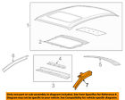 Ag1z5451187a Ford Oem Roof Side Rail Left