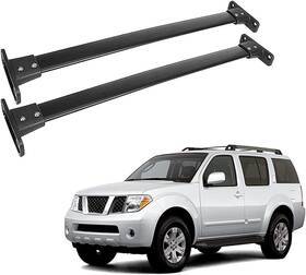 454k35035k6876 Alavente Roof Rack Cross Bar Crossbar For 05-12 Nissan Pathfinder 4.0l 5.6l Luggage Cargo