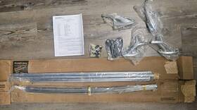 8993274 American Motors Corporation 1975 Amc Pacer Coupe Nos Luggage Roof Rack Oem Kit #8993274