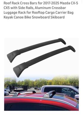 Gogreb000008040 Ants Parts New-aluminium Roof Racks Side Rails- 2pcs Mazda Cx-5 17-25 Luggage Carrier