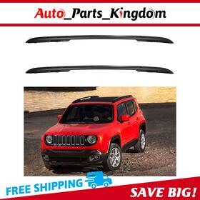 Apk 10765283 2pcs Roof Rack For Jeep Renegade 2015-2019 1.3l1.4l2.4l Water-resistant Aluminum