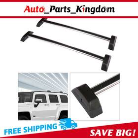10771117 Apk Roof Rack Cross Bar For 06-10 Hummer H3 3.5l 3.7l 5.3l Cargo Carrier Aluminum