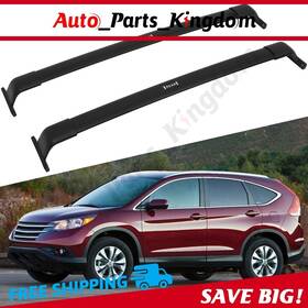 10829971 Apk 2xroof Rack Rail Cross Bars For 12-16 Honda Cr-v Black Luggage Carrier Aluminum