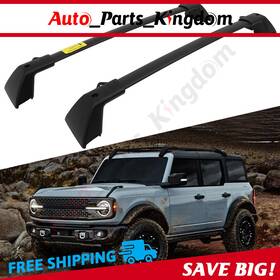 10829976 Apk Roof Rack Cross Bar For 21-22 Ford Bronco Sport 1.5 Black Carrier Cargo Aluminum