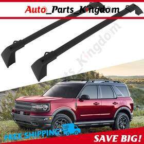 10829980 Apk Roof Rack Cross Bar For 21-23 Ford Bronco Sport 2.0l Adjustable Black Aluminum