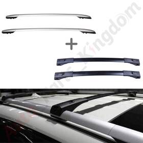 10830541 Apk Roof Rack For 13-18 Toyota Rav4 2.5l Aluminum Cross Bars And Rail Luggage Carrier