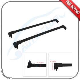 App17069201s App Autoparts Fits Ford Explorer 2020-2022 Black Roof Rack Cross Bars Aluminum Rails Crossbar