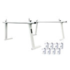 Apx25-wht-ta Aa Products Toyota Tacoma Extendable Aluminum Truck Ladder Rack White