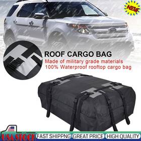 C128-018-a Areyourshop Waterproof Car Roof Top Rack Carrier Cargo Luggage Storage Cube Bag Travel