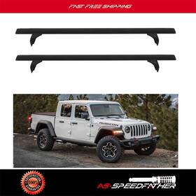 Asf111395r01 As Speedfather Luggage Carrier Roof Top Rail Rack Cargo Black For Jeep Gladiator 2019 2020