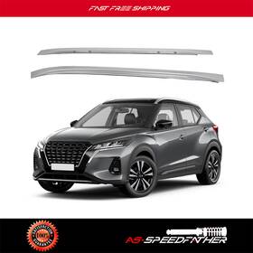 Asf118296r01 As Speedfather Roof Rails Rack Cargo Luggage Carrier Sliver For 2016-23 Nissan Kicks