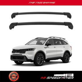 Asf134ed987r09 As-speedfather Roof Rack Cross Bar Aluminum Fit For Kia Sorento 2021-2024 New