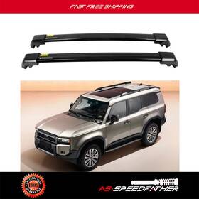 Asf135ed774r02 As-speedfather 2x Cross Bar Roof Rack For 2024 Toyota Land Cruiser Prado J250 Aluminum