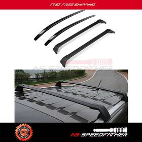 Asf838118r01 As Speedfather Cross Bar Top Roof Side Rail Black Rack Set For 2017-2019 Mazda Cx-5 Cx5