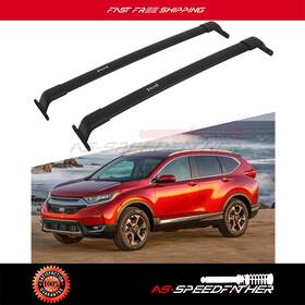 Ass1176590e0e As Speedfather Cross Bar Roof Rack Luggage Cargo Carrier Set Black For 2017-2021 Honda Crv Cr-v