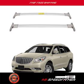 Ass1695290e0e As Speedfather Cross Bar For 2009-2016 Buick Enclave Roof Rack Set Luggage Cargo Carrier Silver