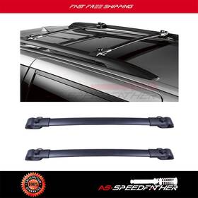 Pt104593b01 As Speedfather Roof Racks Cross Bar Luggage Cargo For 2011-2020 Toyota Sienna Black Aluminum