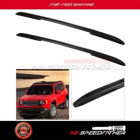Pt106605b01 As Speedfather Roof Racks Cross Rail For Jeep Renegade 2015-2022 Black Luggage Baggage Carrier