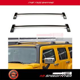 Pt106624b01 As Speedfather For 2006-2010 Hummer H3 H3t Blk Roof Rack Cross Bar Set With Lock Luggage Key