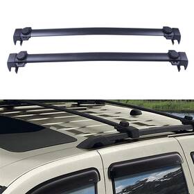 Aup104590oma Asucarparts Black Roof Rack Set Cross Bar For 2007-2015 Jeep Patriot Luggage Cargo Carrier