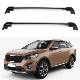 Aup106601oma Asucarparts Cross Bar Aluminum For 2015-2022 Kia Sorento Roof Rack Set Luggage Cargo Carrier