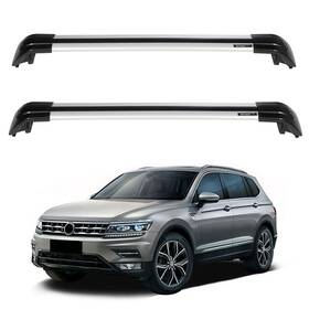 Aup106606oma Asucarparts Cross Bar Roof Rack Set For 2010-2018 Volkswagen Vw Tiguan Luggage Cargo Carrier