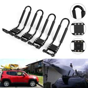 Aup109791oma Asucarparts 4 Pieces Canoe Boat Kayak Roof Rack Car Suv Truck Mount Carrier Cross Bar Top