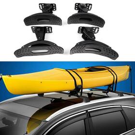 Aup109792oma Asucarparts 4 X Universal Car Roof Soft Rack Pads For Kayak Surfboard Canoe Luggage Carrier