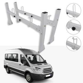 Aup109900oma Asucarparts Roof Rack 3 Bar Cargo Van Ladder Steel Carrier Ford Econoline Gmc Express