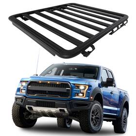Aup116286oma Asucarparts For 2015-2023 Ford F-150 F150 Crew Modular Window Frames Black Roof Rack Basket
