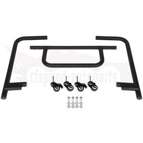 Aup125746-01s Asucarparts Hard Top Carrier Storage Cart Rack Sliding For 1987-2019 Jeep Wrangler Jk Jl Tj