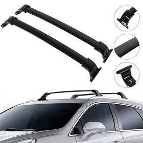 Aup161699oma Asucarparts Black Roof Rack Set Cross Bar Luggage Cargo Carrier For 2016-2020 Buick Envision