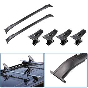 Aup833274oma Asucarparts Black Roof Rack Cross Bar Kayak For 2015-2020 Cadillac / Chevrolet Gmc