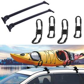 Aup838134oma Asucarparts 4 X Canoe Kayak Rack J Bar 2 Roof Travel Kit For 2009-2015 Honda Pilot
