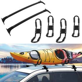 Aup838143oma Asucarparts Black 4 X Canoe Kayak Rack J Bar 2 Roof All For 2009-2014 Nissan Murano