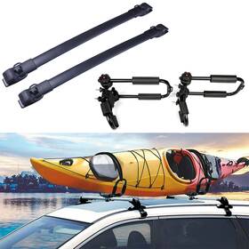 Aup838158oma Asucarparts Black Adjustable Canoe Kayak Rack Jbar 2x Cross Bar For 2011-2020 Toyota Sienna