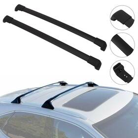 Car161689oma Asucarparts Black Cross Bar For 2016-2021 Hyundai Tucson Roof Rack Set Luggage Cargo Carrier