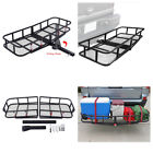 At4324 Costway Hitch Cargo Carrier Rear Luggage Rack Hauler 691204944049