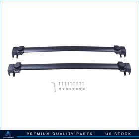 Aup104590030201up Aup For 2008-2014 Jeep Patriot Black Roof Rack Cross Bar Aluminum Luggage Set