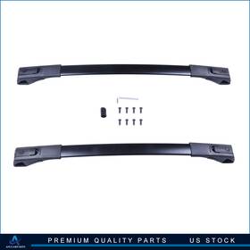 Aup104596010201up Aup Fits For 13-18 Toyota Rav4 Black Top Roof Rack Cross Bar Aluminum Pair